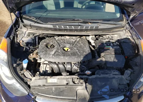 2013 Hyundai Elantra Gls z USA, uszkodzony, nr VIN 5NPDH4AE0DH415937